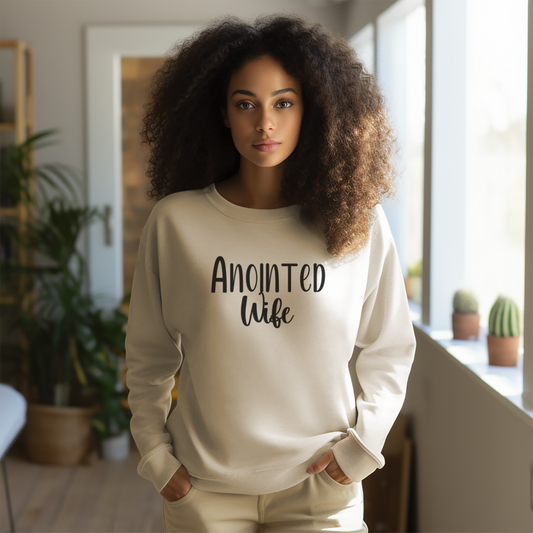 Anointed Wife Christian Sweatshirt, Believer Shirt, Religious Shirt
