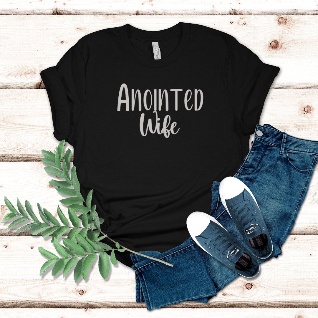 Anointed Wife Christian Shirt, Believer Shirt, Religious Tee