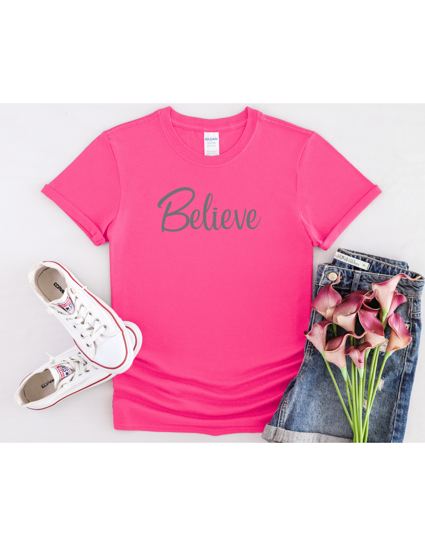 Believe Motivational Shirt, Inspirational Tee, Affirmation Shirt, Christian Tee