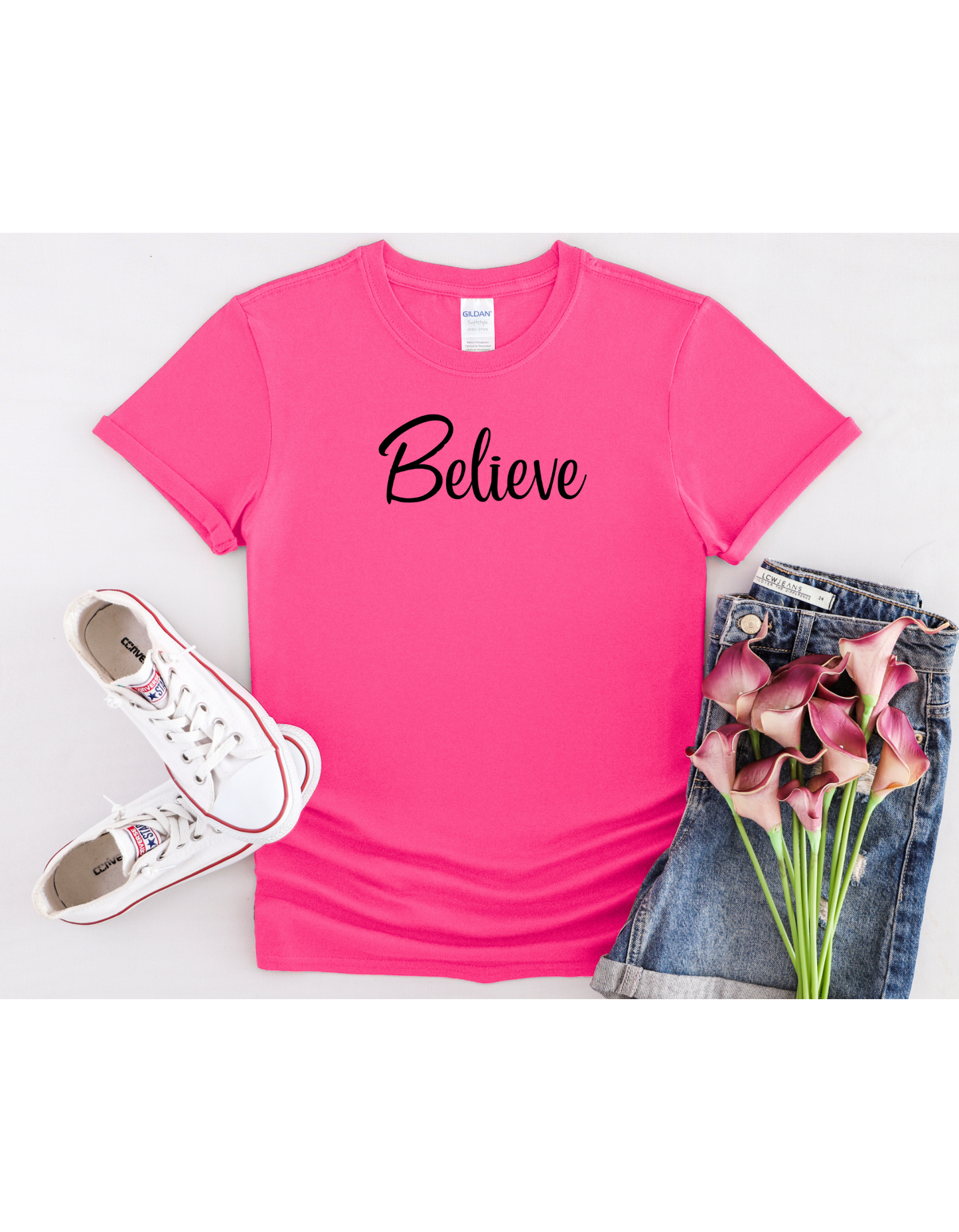 Believe Motivational Shirt, Inspirational Tee, Affirmation Shirt, Christian Shirt