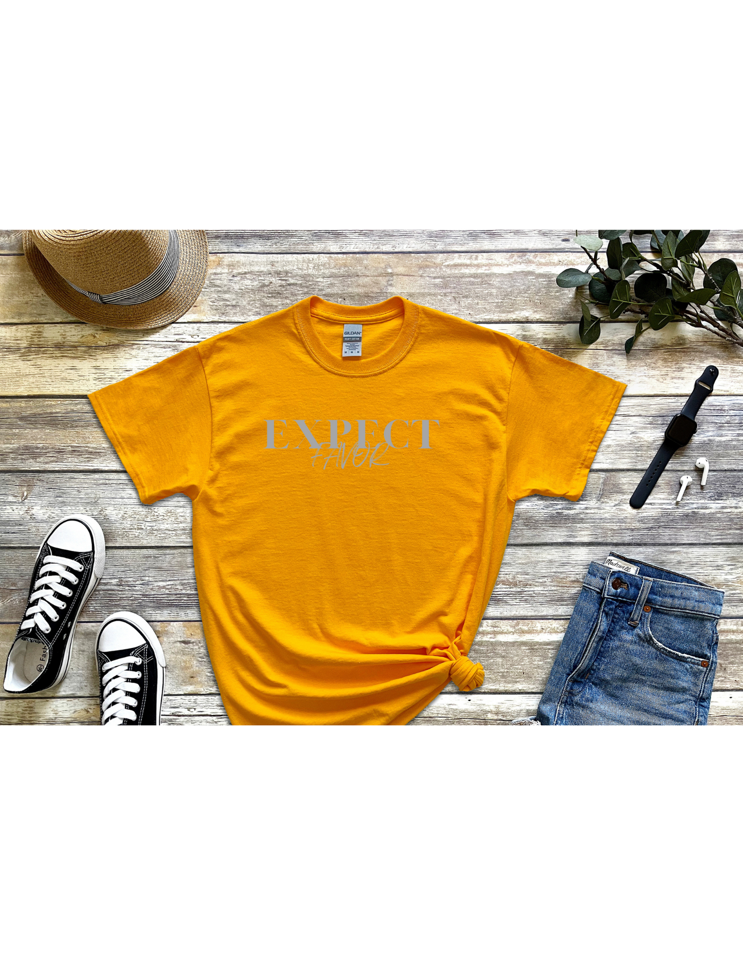 Expect Favor T-Shirt, Christian Shirt, Positive Mindset Tee