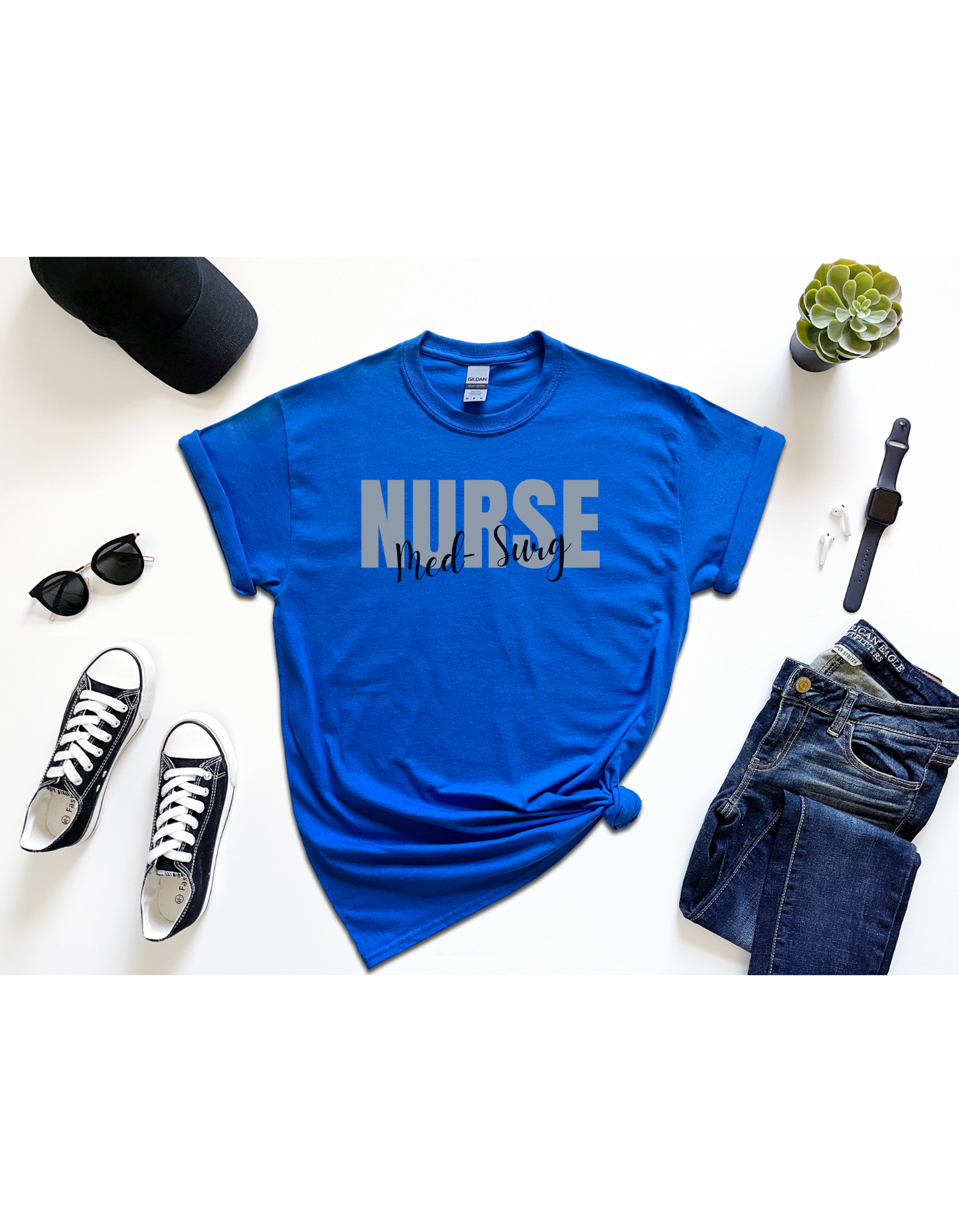 Med-Surg NURSE Tee, Healthcare Heros Shirt, Nursing Tee